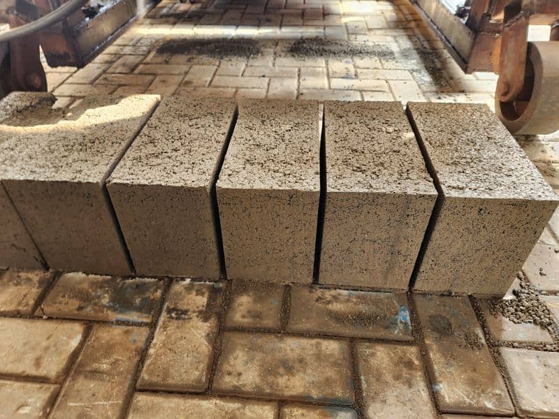 Soil Bricks and Cement Bricks making automatic plant 2