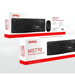 Jedel Branded Wireless Keyboard Mouse Combo 0