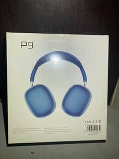 P9 Wireless Headphones Only Blue Color.