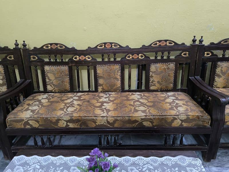 wooden sofa set 1