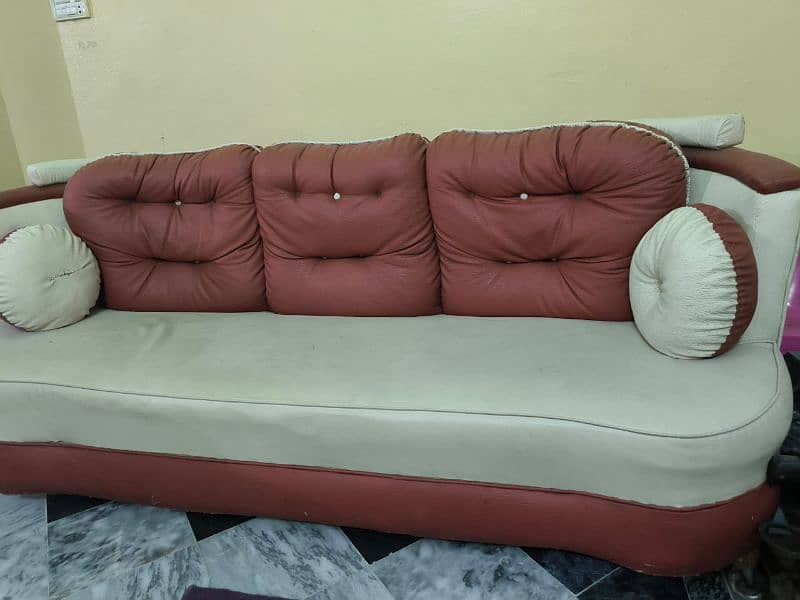 Rexine sofa set 1