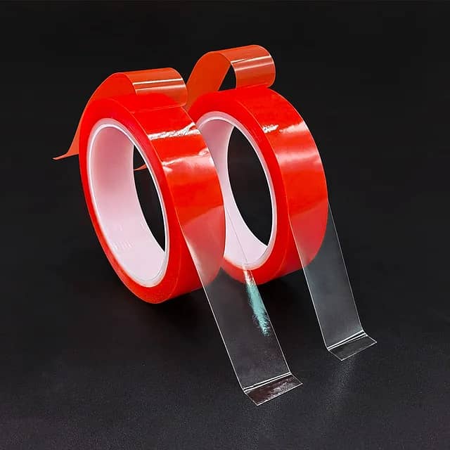 Double Sided Red PET Tape for Cars Decorations 18