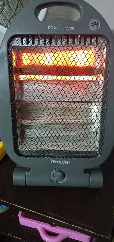 Hitachi Electric Room Heater with 1 Halogen Heating Rod (300W - 600W) 1