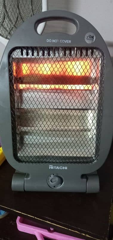 Hitachi Electric Room Heater with 1 Halogen Heating Rod (300W - 600W) 2