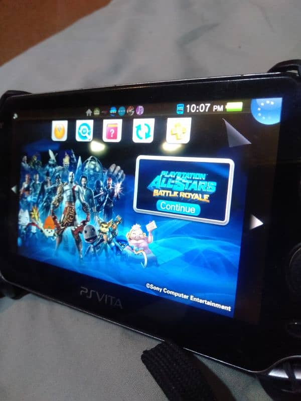 PS Vita Game. 
Play station ALL STARS BATTLE ROYALE. 7