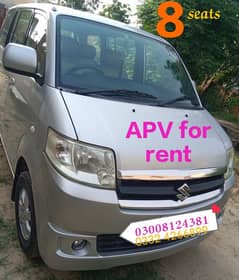 Apv for rent  7 seats  Brv Changan 0332 4266899 - 0300 8124381