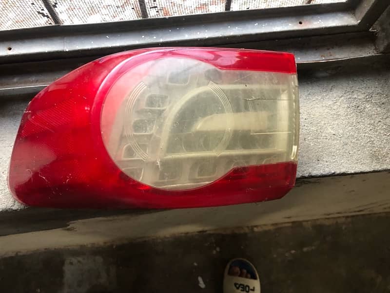 corolla xli 2013 back lights  digi wali dono smog lights hen dosri red 3