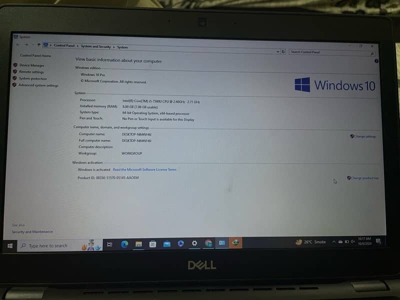 Dell latitude 5290 i5 7th gen 10/10 1