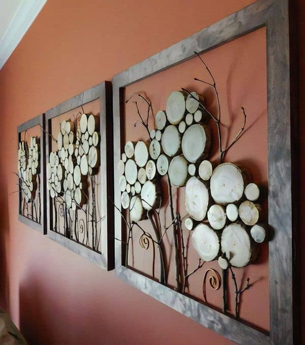 3 wall hanging decorative frames. Only 2500 0