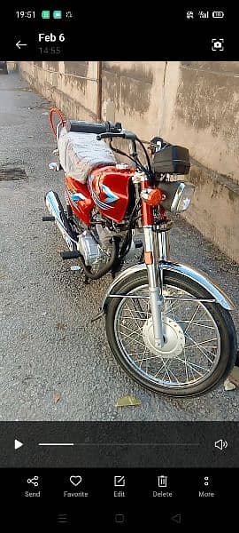 Honda 125 urgent sale geneion condition 4