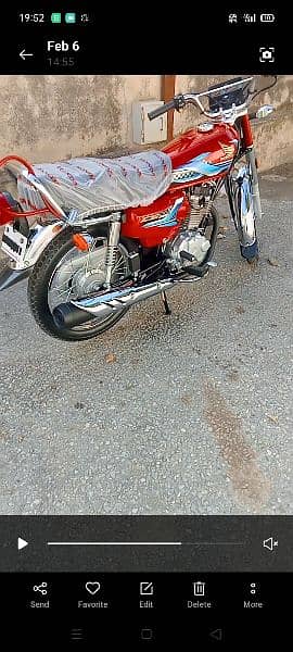 Honda 125 urgent sale geneion condition 5