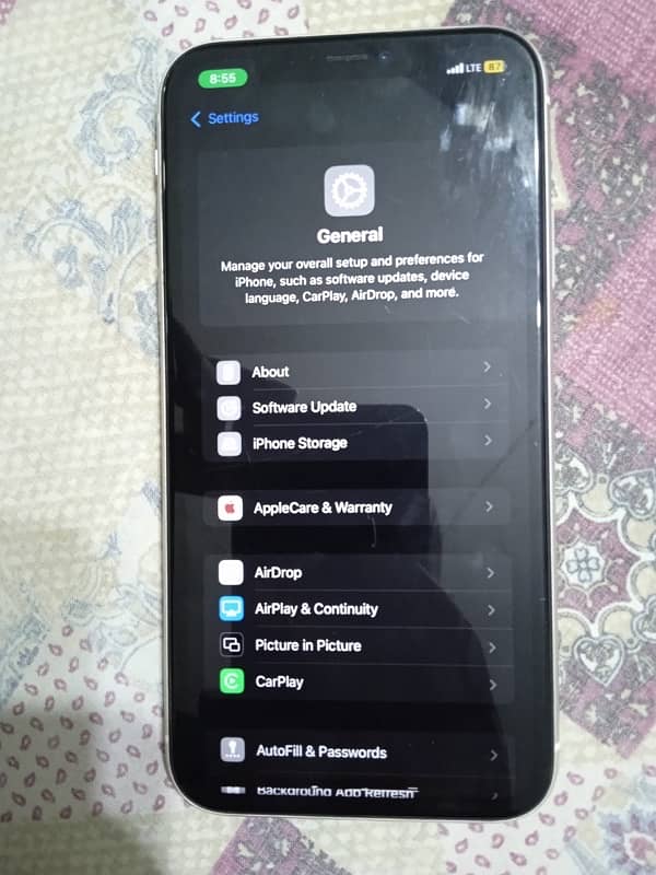 iPhone11  128GB dual sim PTA official approve physical, plus eSIM 7