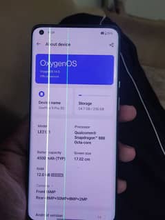 oneplus 9 pro A1 condition only lines in panel 256gb