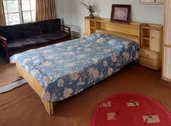 Double Bed with 2 Side Tables