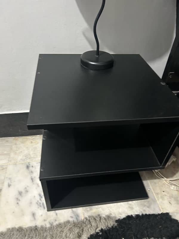 New side table black kmi wood 1