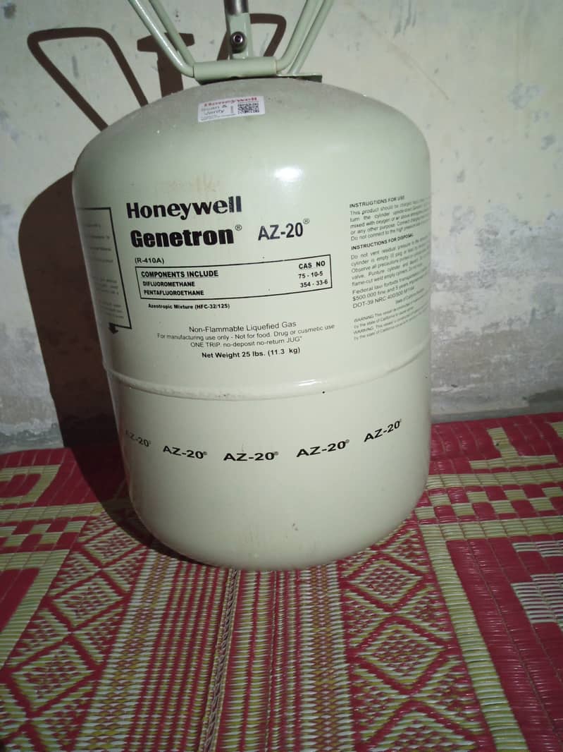 Honeywell Genetron (Refrigerant Gas cylinder) AZ-20 3