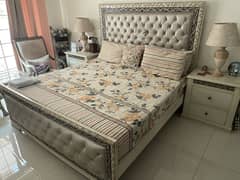 Bed set solid shisham wood