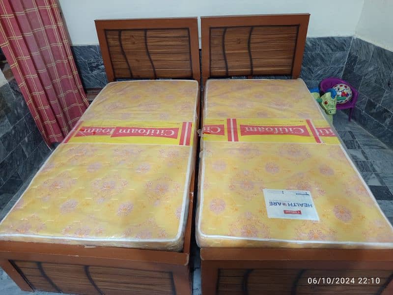 Two Single Bed Foam Mattress for Sale 0