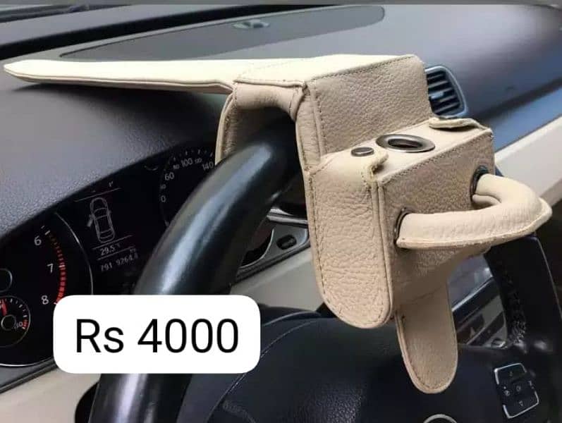 Dashboard, Steering and Pedal locks Available for all Cars 5