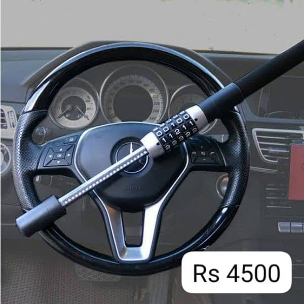 Dashboard, Steering and Pedal locks Available for all Cars 6