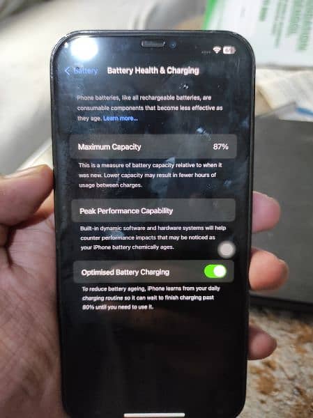 Aoa I am selling my Iphone 12 pro max jv battery health is 86% 14