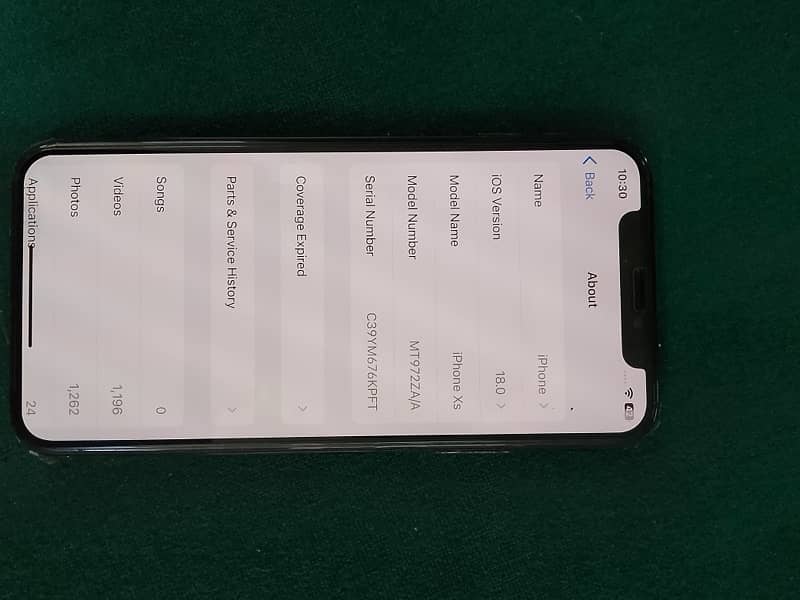 iphone xs Nonpta 256 6