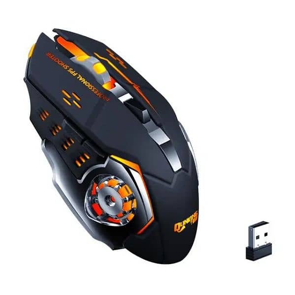 wireless gaming mouse / 6 buttons gaming mouse with rgb lights 3