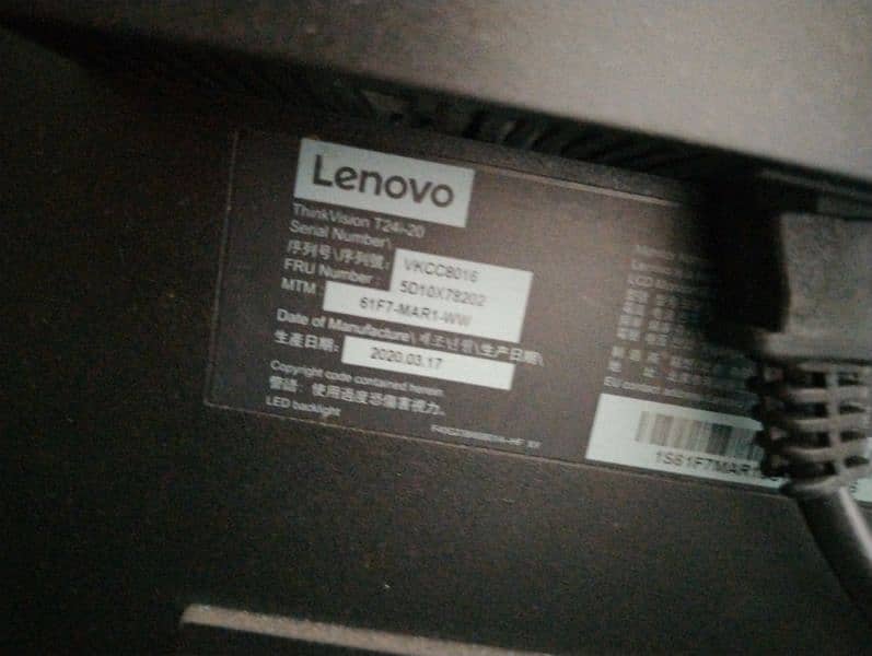 Lenovo Monitor T24 5