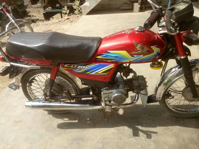 Honda CD 70cc 10 by 10 Condition All Ok Model 23 /12/ 2021 6