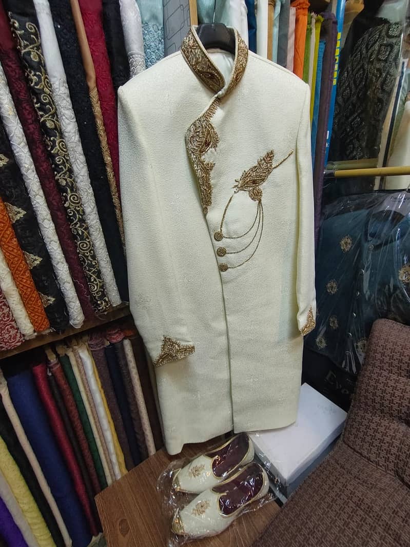 Sherwani + Khussa & Inner Suit - Brand New, Never Worn 1