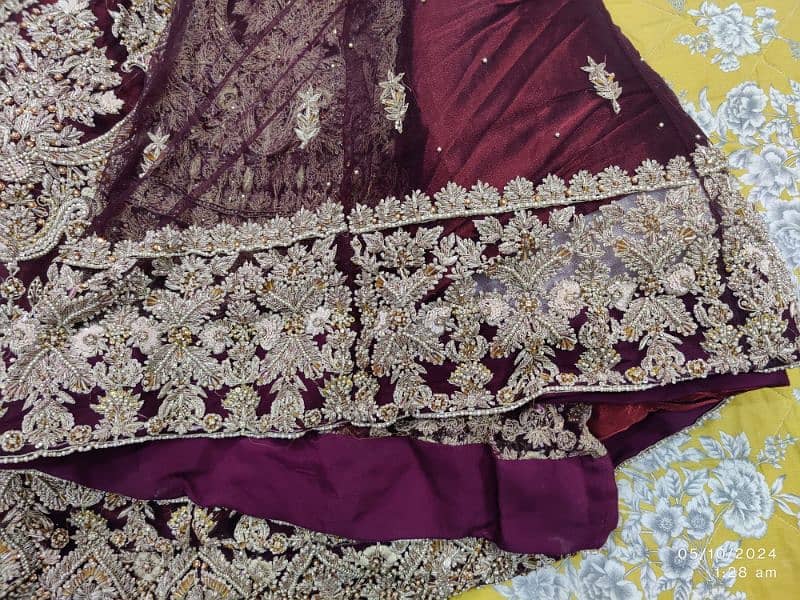 Bridal suit for sale made by fashion ghar bahawalpur . 10