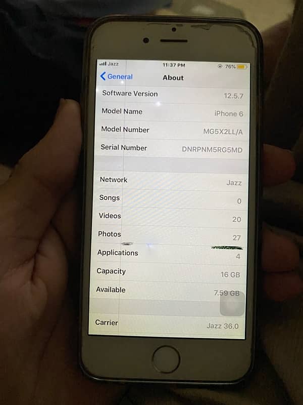 i phone 6 PTA aproved 64GB 2