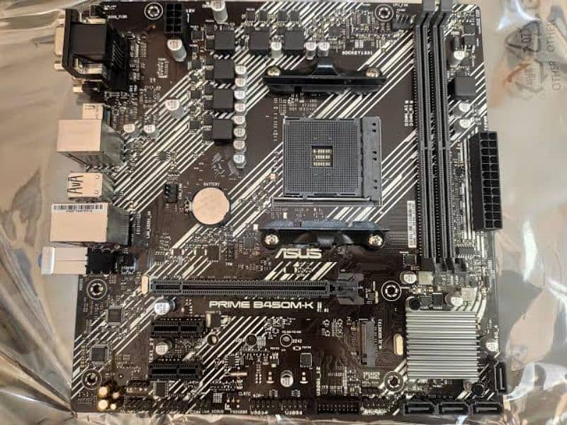 Asus Prime B450m-k motherboard 2 ram slots 0