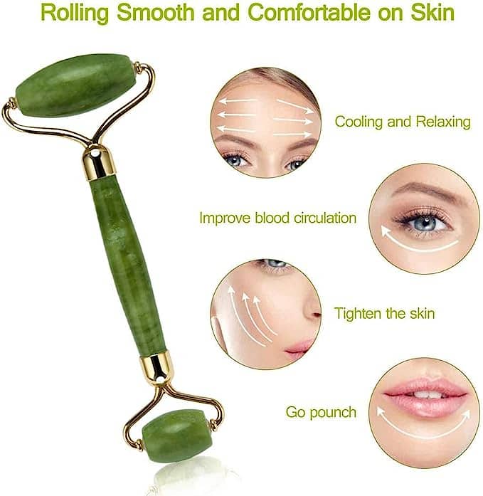 Jade Roller amd Gua Sha Stone Best Quality Avalible Box Packed 1