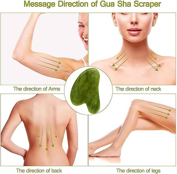 Jade Roller amd Gua Sha Stone Best Quality Avalible Box Packed 4