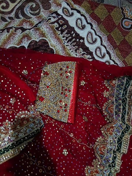 bridal lahanga  1 time use 3