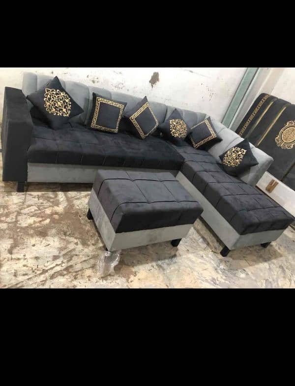 L shaped sofa 5 seater 1