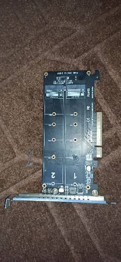 PCI to M. 2 NVME 2 ports