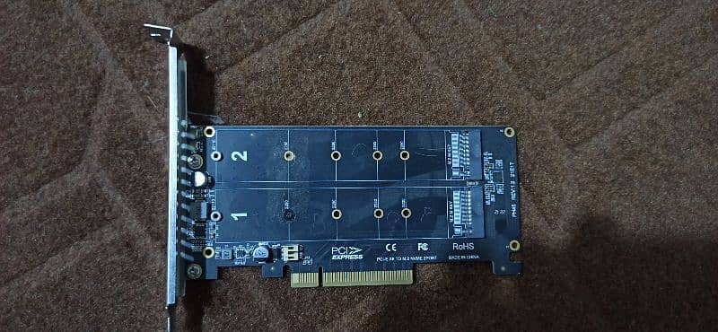 PCI to M. 2 NVME 2 ports 3