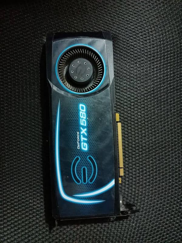 Nvidia GTX 580  1.5 GB Good working. 8