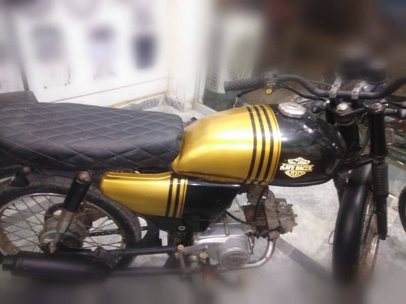 eagel star 70 converted to cafe racer 3