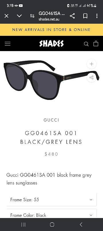 Gucci Cat eye and Morel French Original Sunglasses 11