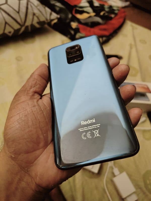 MI Redmi Note 9S Blue complete box 4