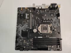 Intel Core i7 9700 WITH MSI B365M PRO VDH gaming motherboard read add 0