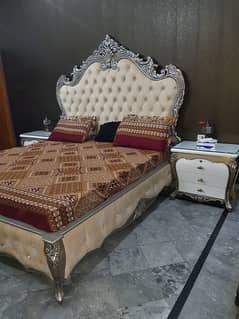 important  brand new bed only one month used urgent for sale