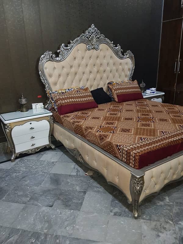 important  brand new bed only one month used urgent for sale 3