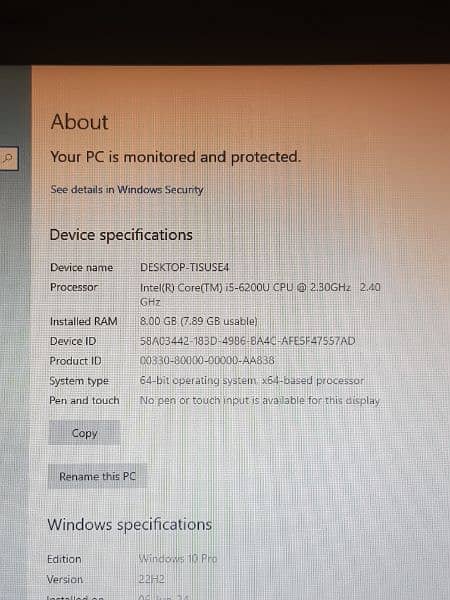 Lenovo L460 i5 6th gen 2