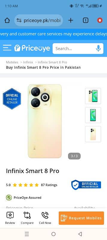 Infinix smart 8 pro ha 4.128 ha exchange for mobile 1