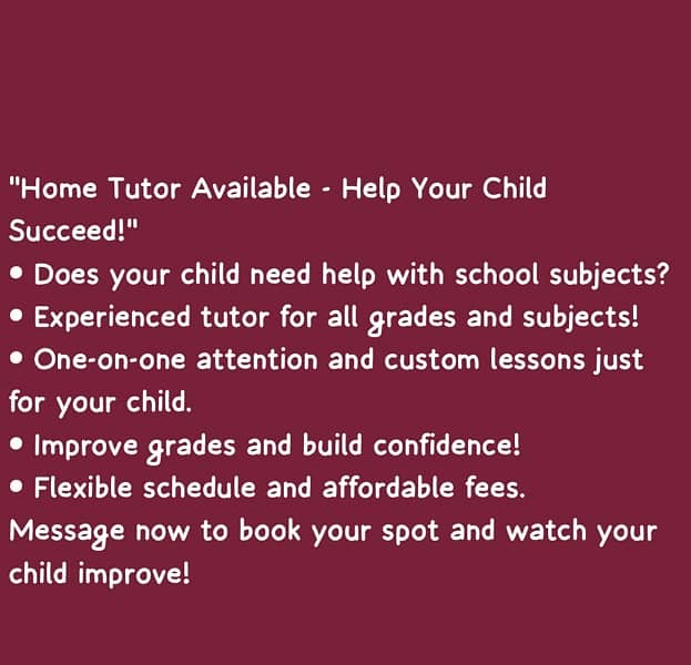 Expert male home tutor available in Gulberg 0