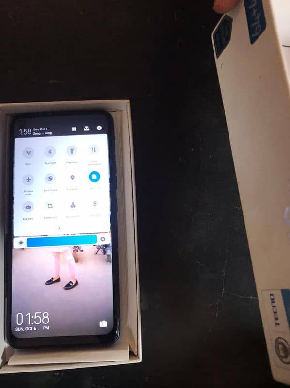 tecno camon 12 air 4/64 with box 9